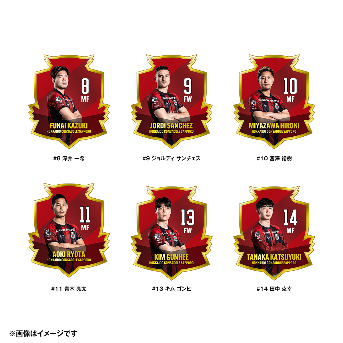 北海道コンサドーレ札幌　2025シーズンホームゲームボンフィン18試合セット 9/13(土)いわき戦：「ボンフィンストラップ2025」「ドーレくん今日は