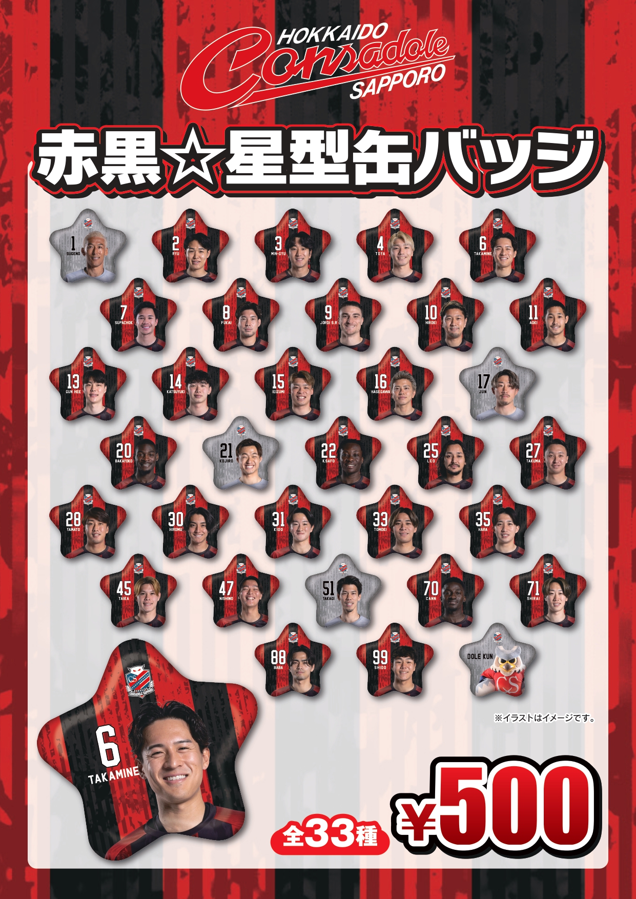 SEVENTEEN JUN サイン入り缶バッジ