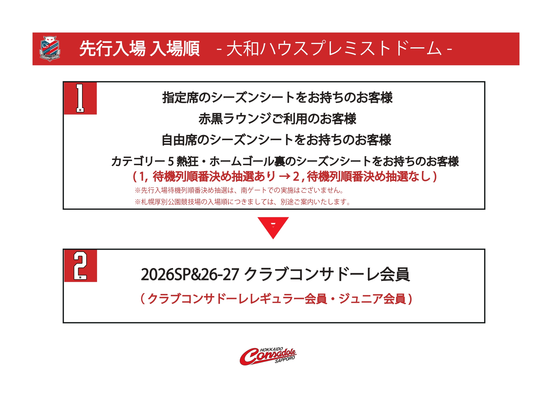 明治安田J2・J3百年構想リーグ ホームゲームにおける先行入場待機列