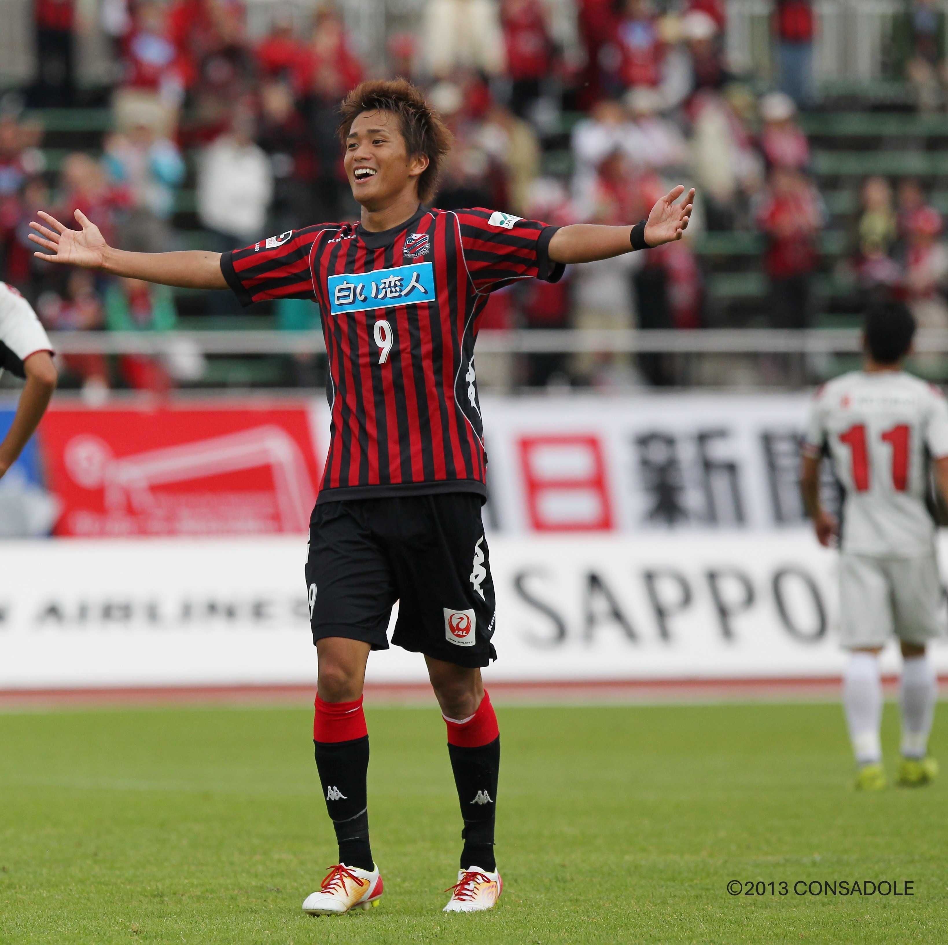 タイ　コンケーンFCユニホーム　横野純貴　Lサイズ 横野 純貴氏 コンサドーレスペシャルサッカースクール コーチ就任の